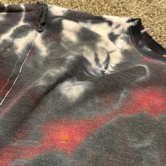 Free People - We The Free Camden custom ice dyed oversized sweatshirt - L - Picture 3 of 9
